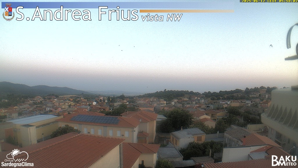 time-lapse frame, Sant'Andrea Frius webcam