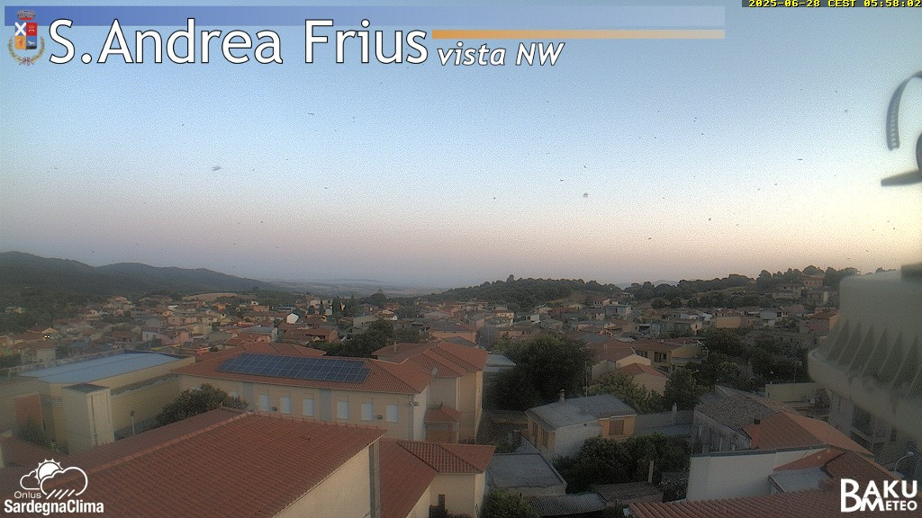 time-lapse frame, Sant'Andrea Frius webcam