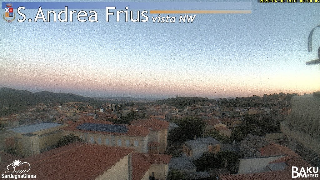 time-lapse frame, Sant'Andrea Frius webcam