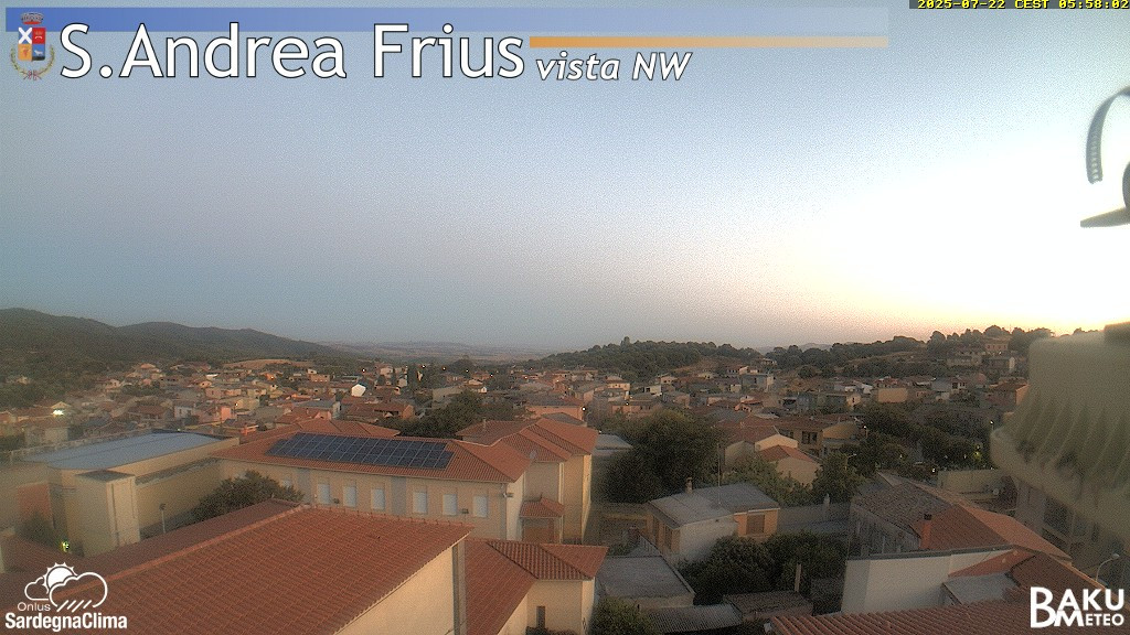 time-lapse frame, Sant'Andrea Frius webcam