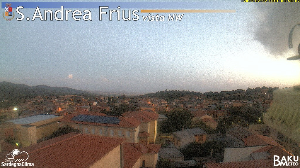 time-lapse frame, Sant'Andrea Frius webcam