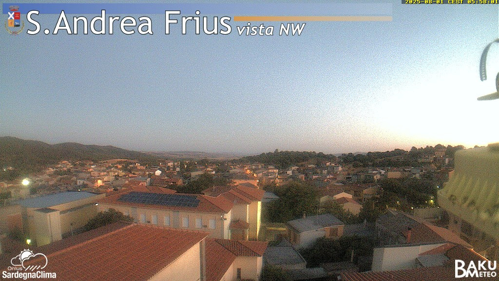 time-lapse frame, Sant'Andrea Frius webcam