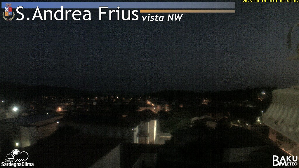 time-lapse frame, Sant'Andrea Frius webcam