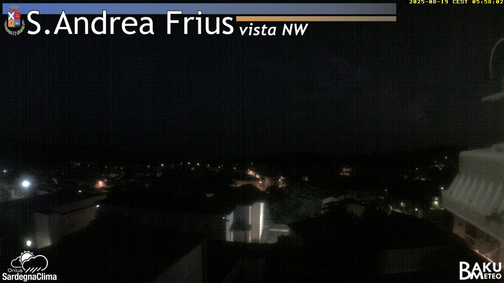 time-lapse frame, Sant'Andrea Frius webcam