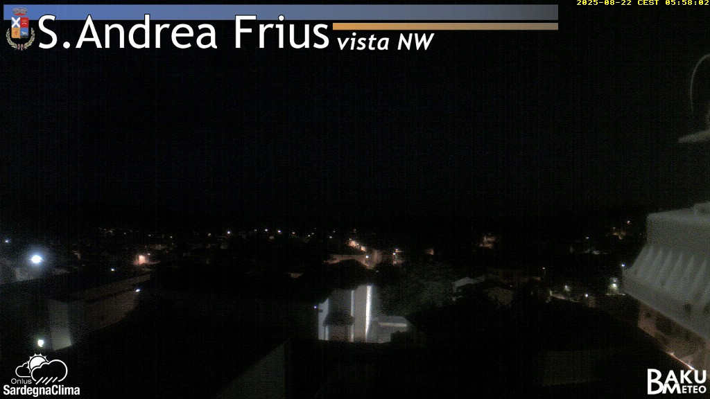 time-lapse frame, Sant'Andrea Frius webcam