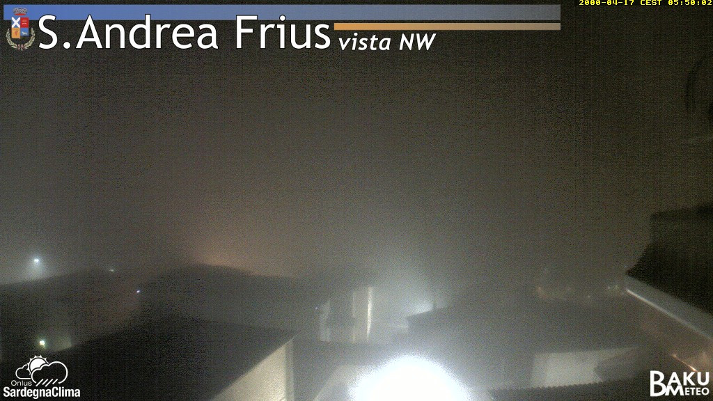 time-lapse frame, Sant'Andrea Frius webcam