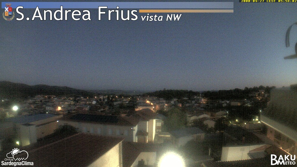 time-lapse frame, Sant'Andrea Frius webcam