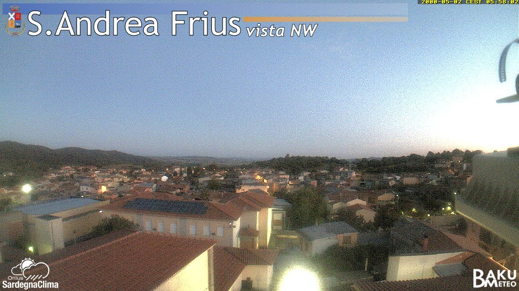 time-lapse frame, Sant'Andrea Frius webcam
