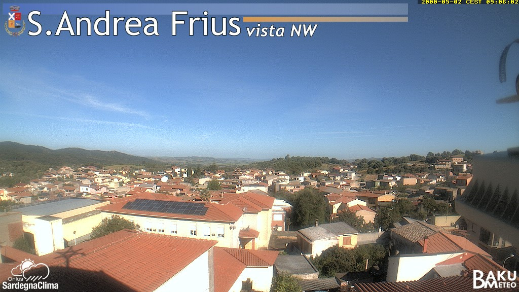 time-lapse frame, Sant'Andrea Frius webcam