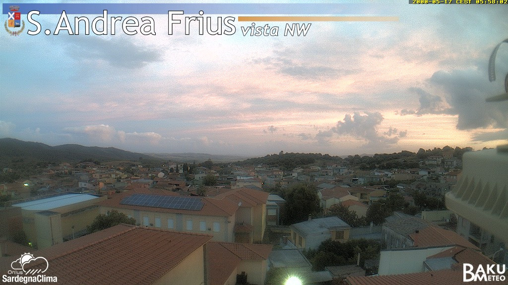 time-lapse frame, Sant'Andrea Frius webcam