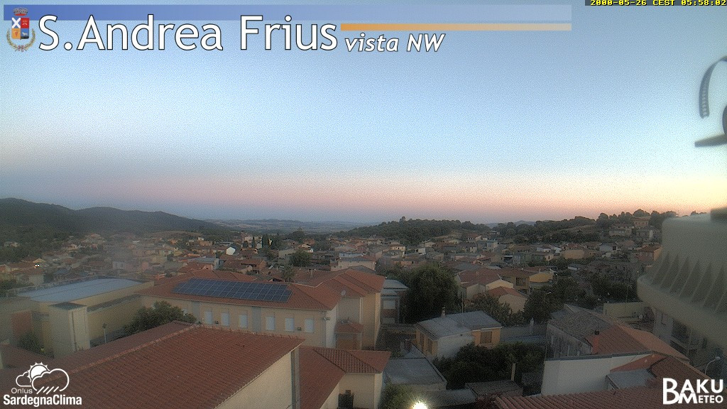 time-lapse frame, Sant'Andrea Frius webcam