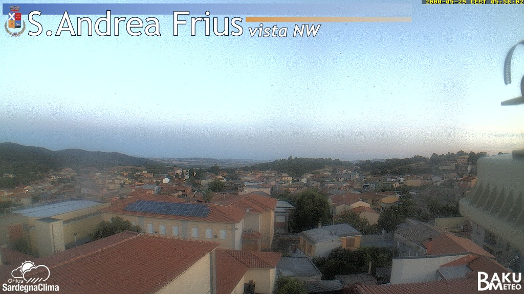 time-lapse frame, Sant'Andrea Frius webcam