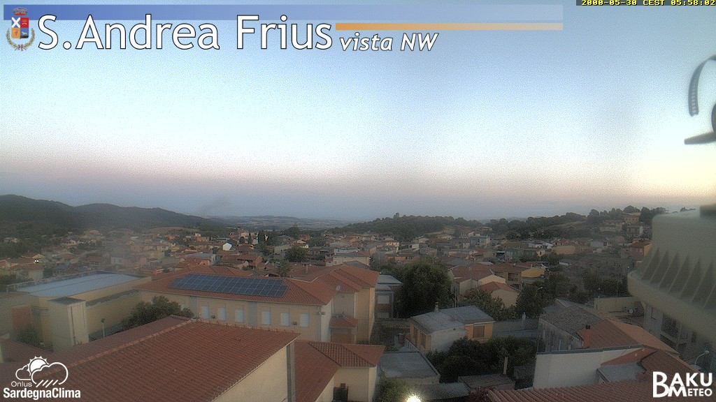 time-lapse frame, Sant'Andrea Frius webcam