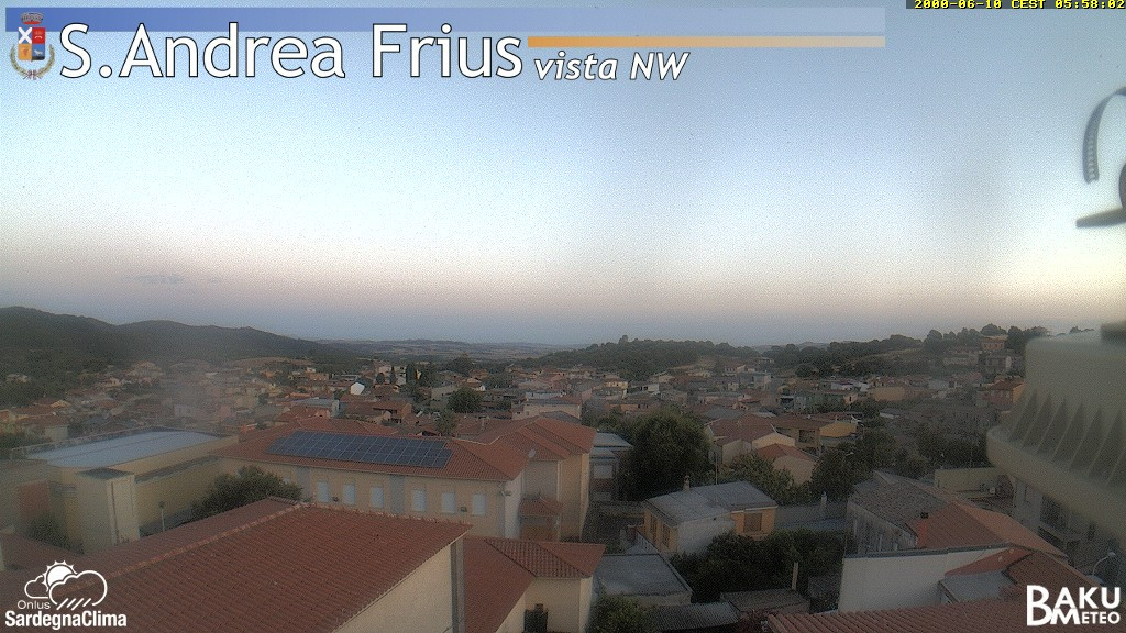 time-lapse frame, Sant'Andrea Frius webcam
