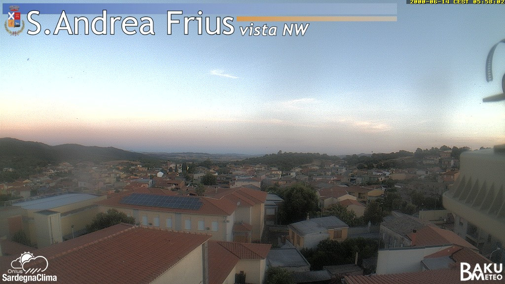 time-lapse frame, Sant'Andrea Frius webcam
