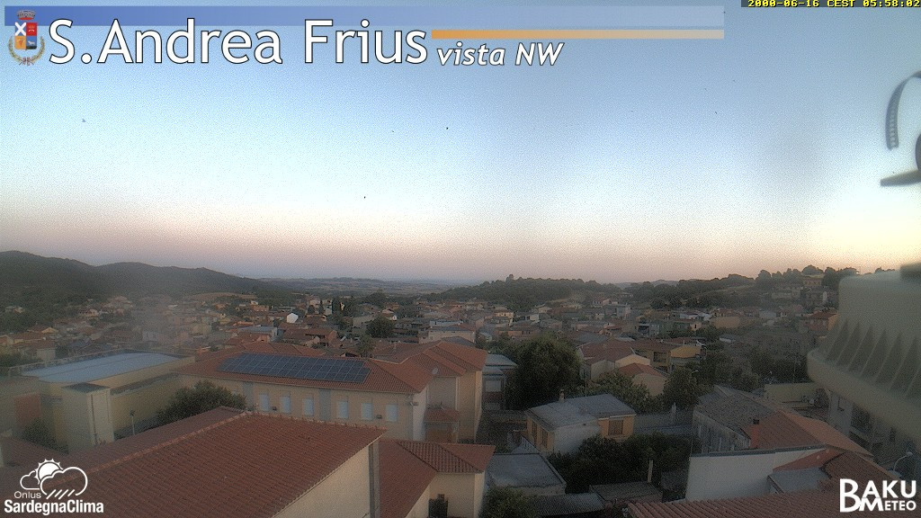 time-lapse frame, Sant'Andrea Frius webcam