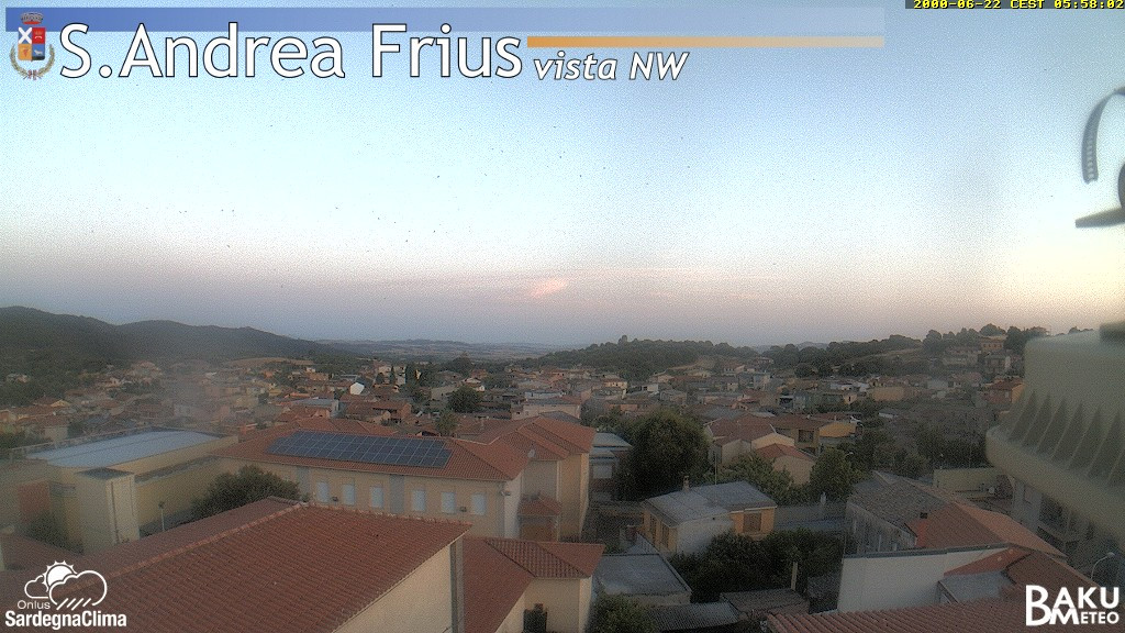 time-lapse frame, Sant'Andrea Frius webcam