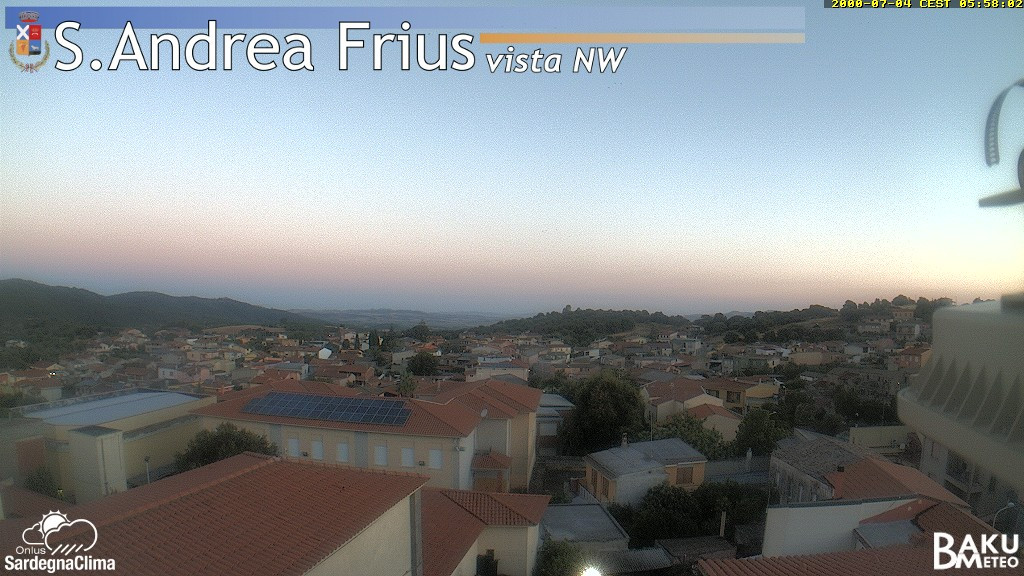 time-lapse frame, Sant'Andrea Frius webcam