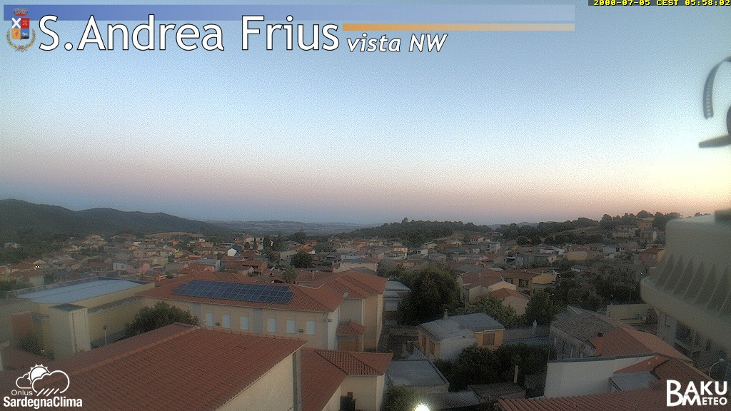 time-lapse frame, Sant'Andrea Frius webcam
