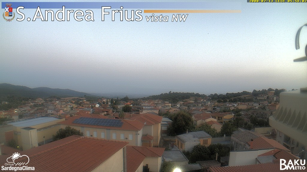 time-lapse frame, Sant'Andrea Frius webcam