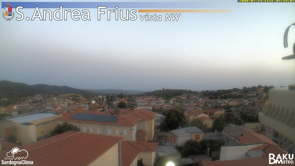 time-lapse frame, Sant'Andrea Frius webcam