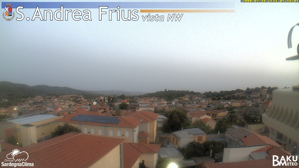time-lapse frame, Sant'Andrea Frius webcam