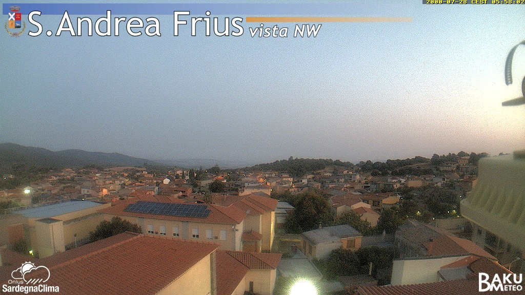 time-lapse frame, Sant'Andrea Frius webcam