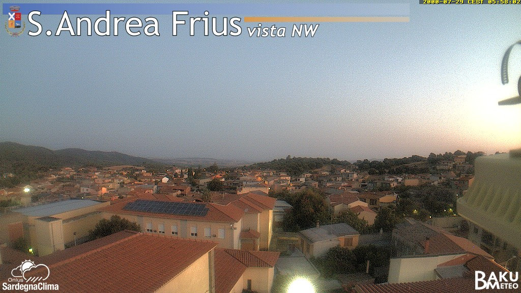 time-lapse frame, Sant'Andrea Frius webcam