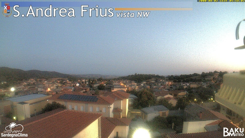 time-lapse frame, Sant'Andrea Frius webcam