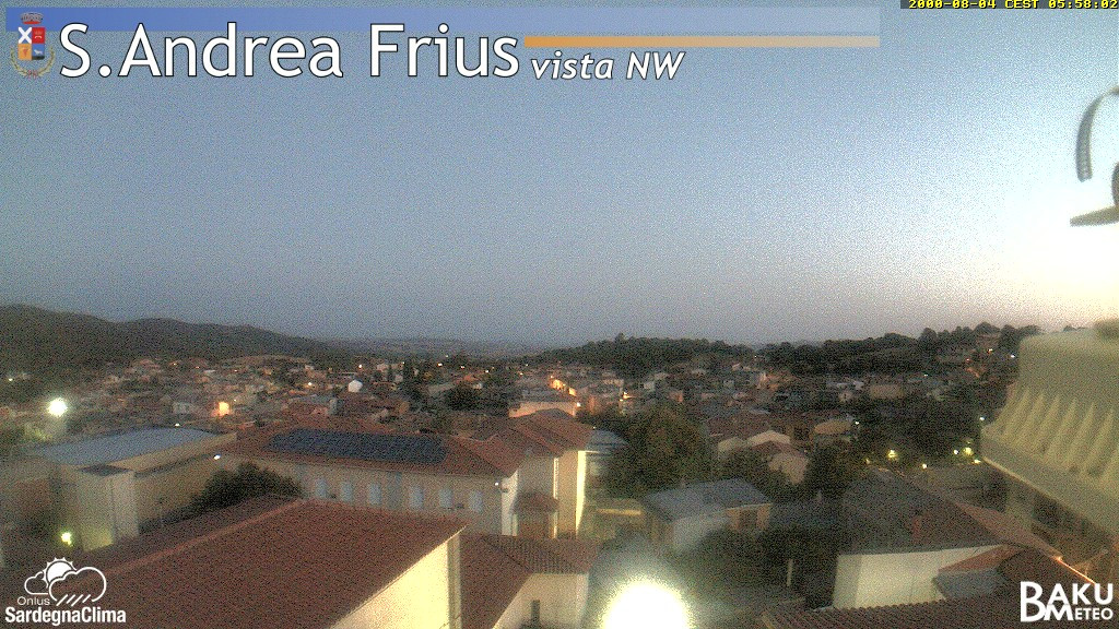 time-lapse frame, Sant'Andrea Frius webcam