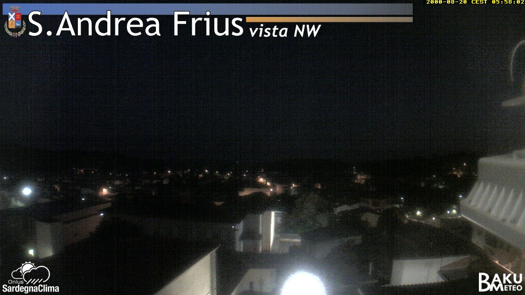 time-lapse frame, Sant'Andrea Frius webcam