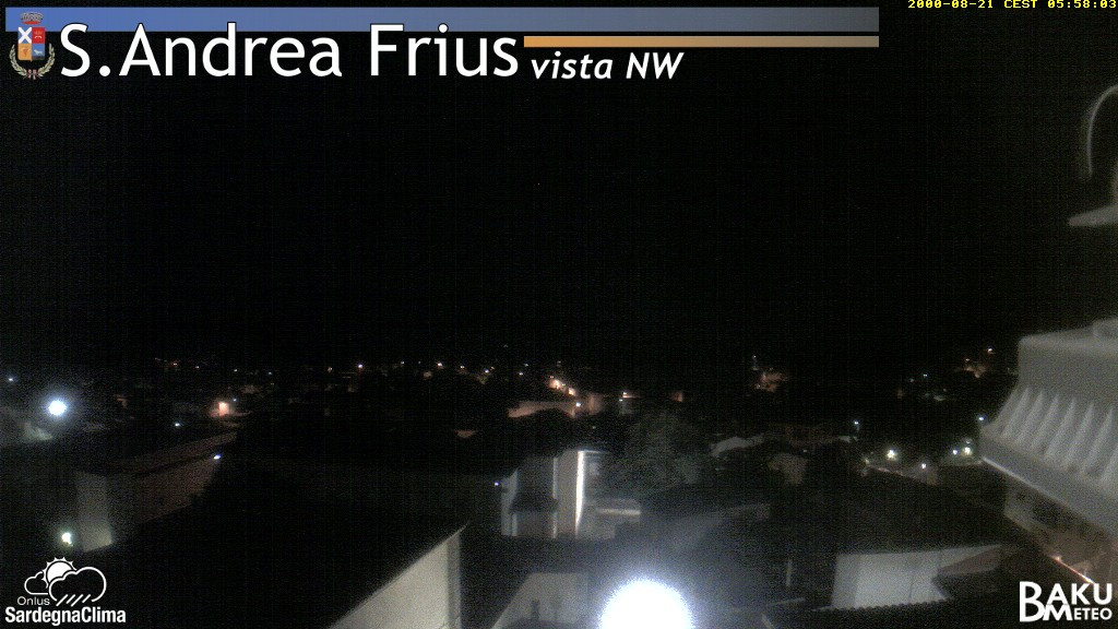time-lapse frame, Sant'Andrea Frius webcam