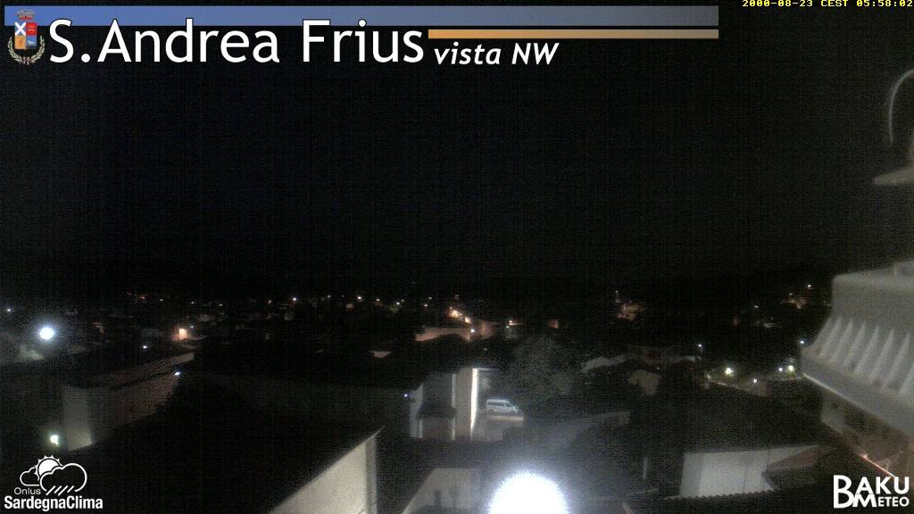 time-lapse frame, Sant'Andrea Frius webcam