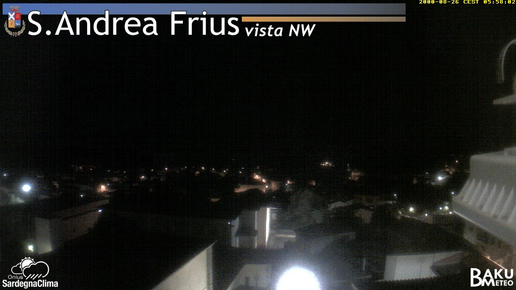 time-lapse frame, Sant'Andrea Frius webcam