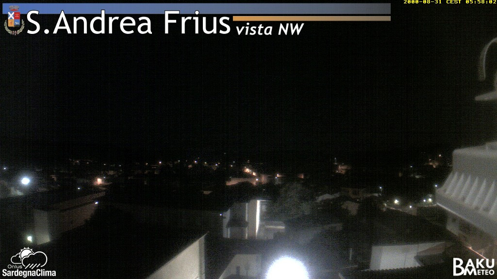 time-lapse frame, Sant'Andrea Frius webcam