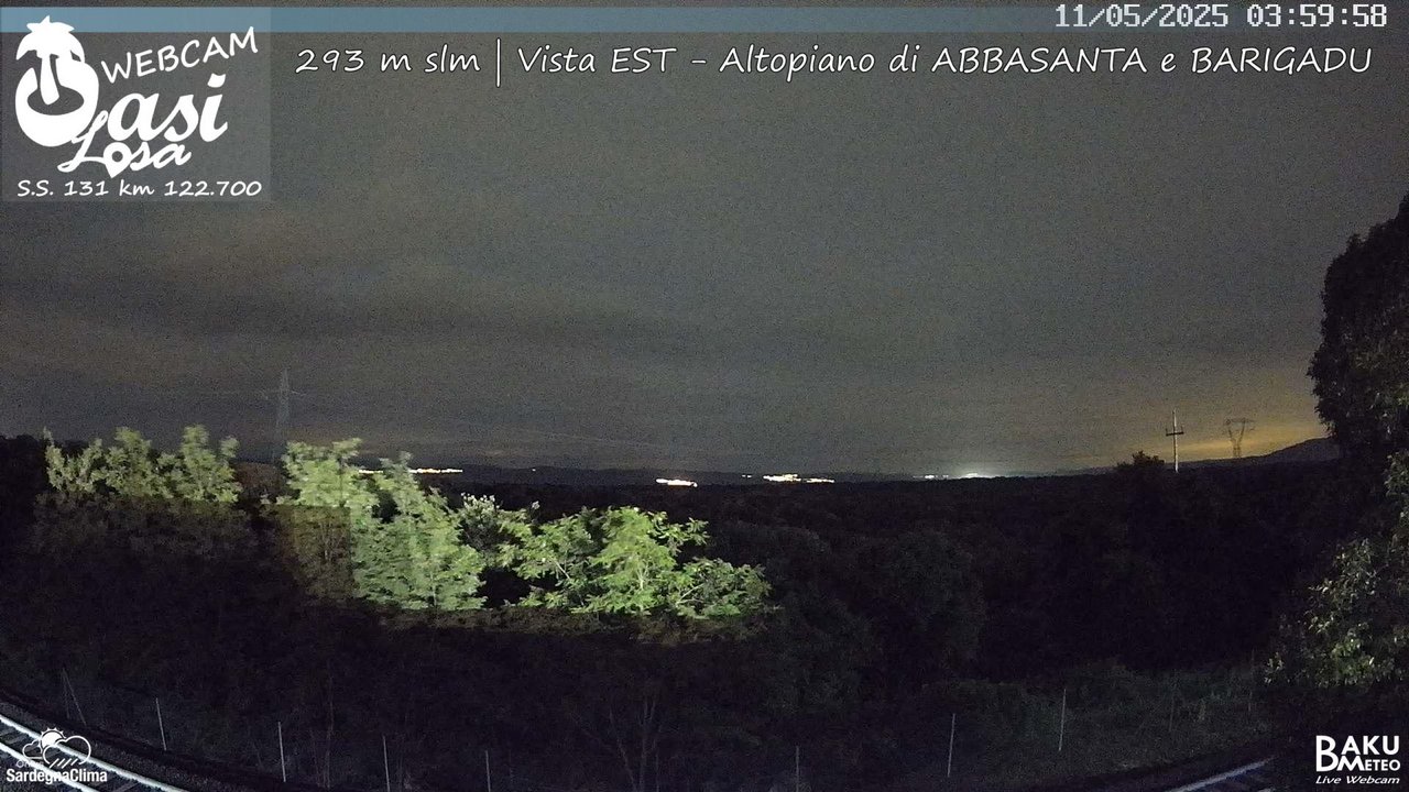 time-lapse frame, Abbasanta webcam