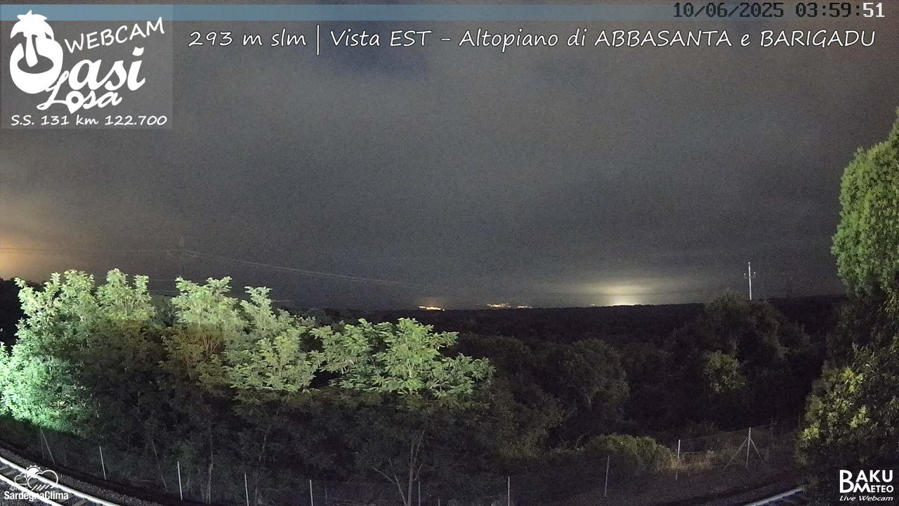 time-lapse frame, Abbasanta webcam
