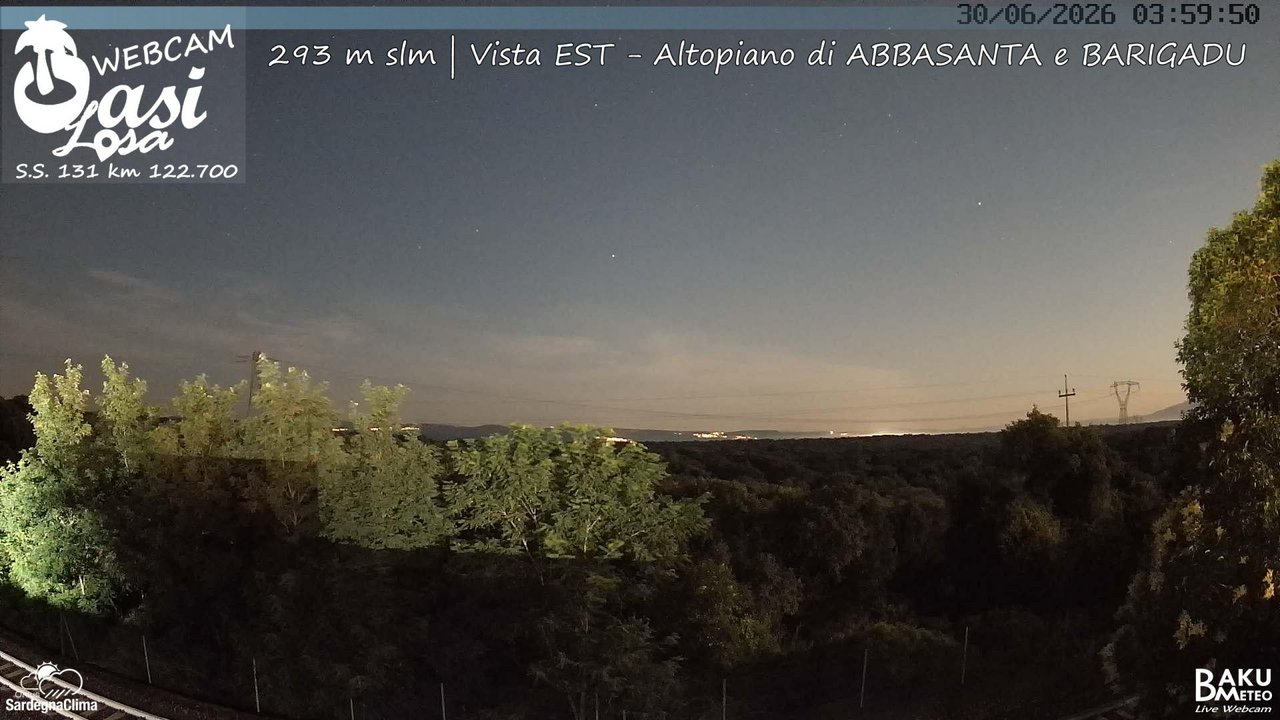 time-lapse frame, Abbasanta webcam