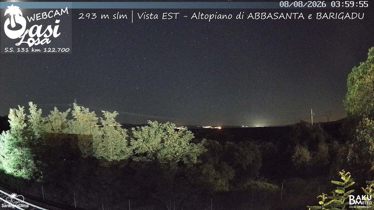 time-lapse frame, Abbasanta webcam