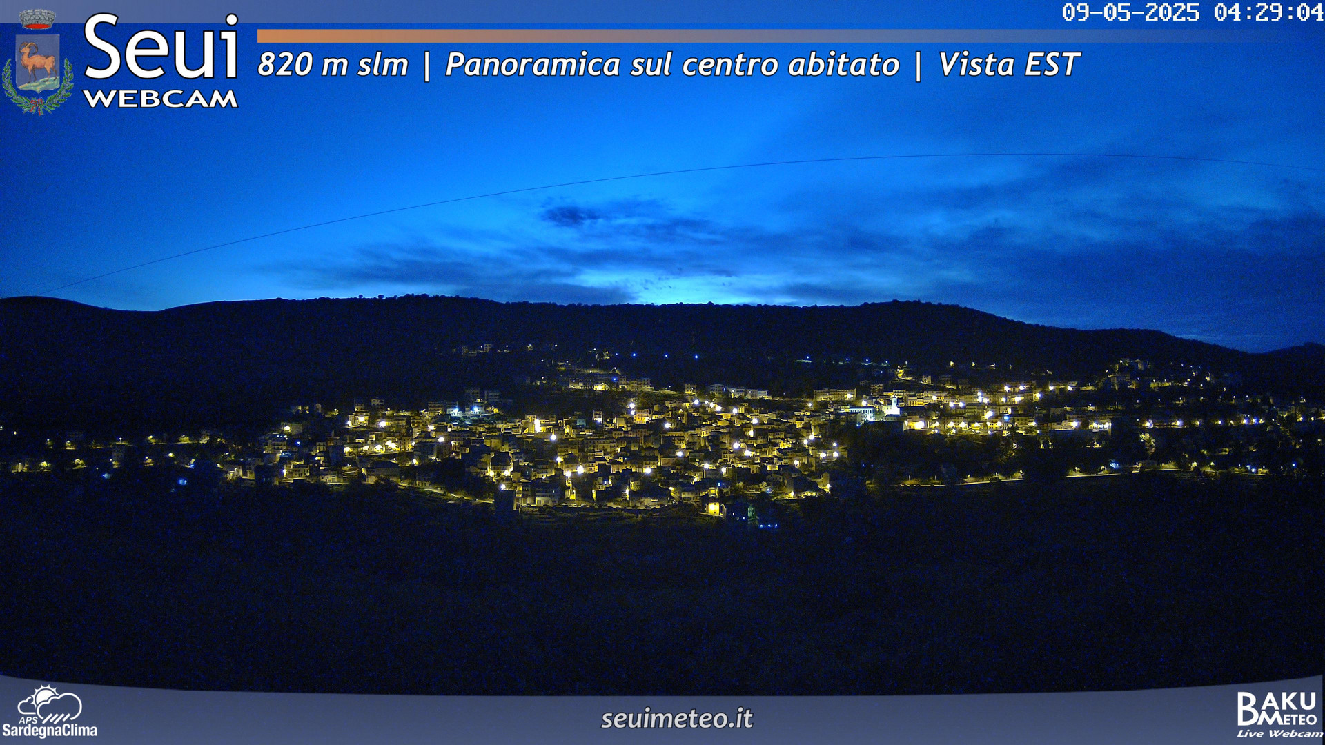 time-lapse frame, Seui Cuccaioni webcam