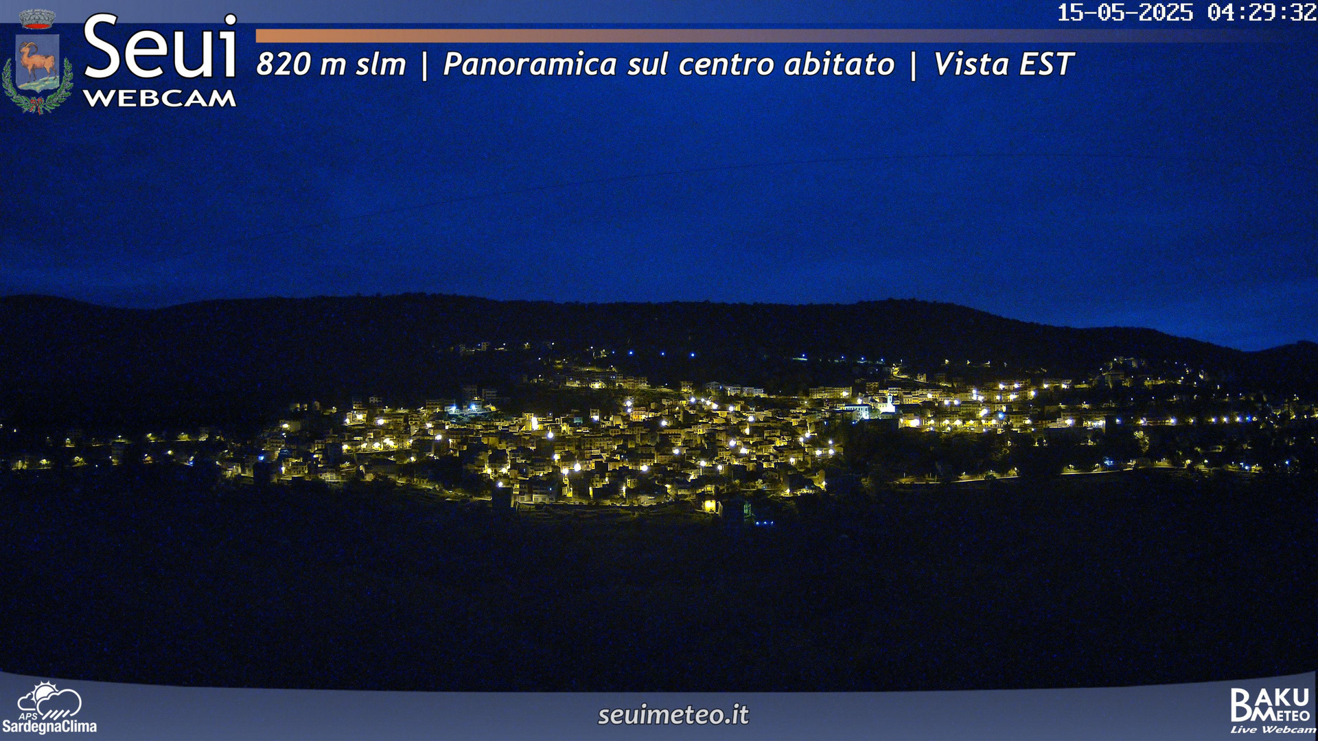 time-lapse frame, Seui Cuccaioni webcam