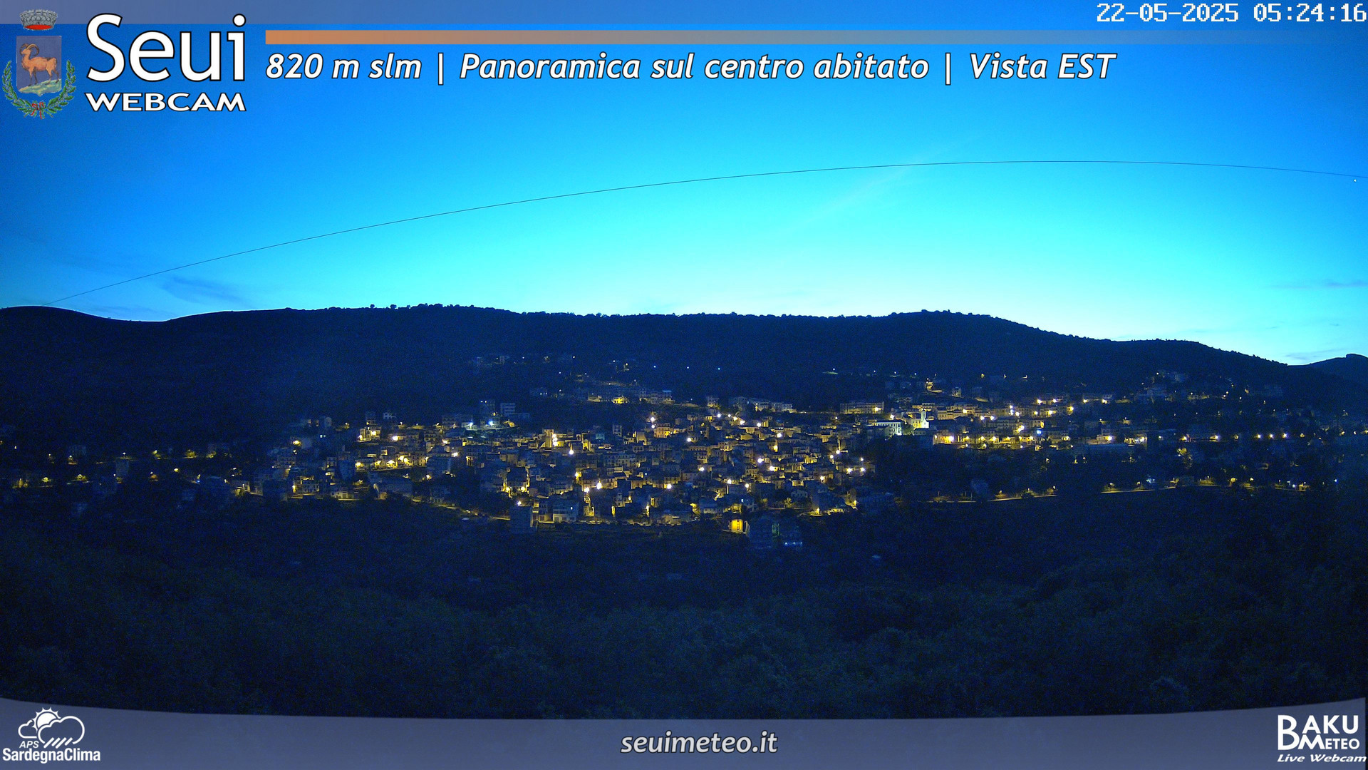 time-lapse frame, Seui Cuccaioni webcam