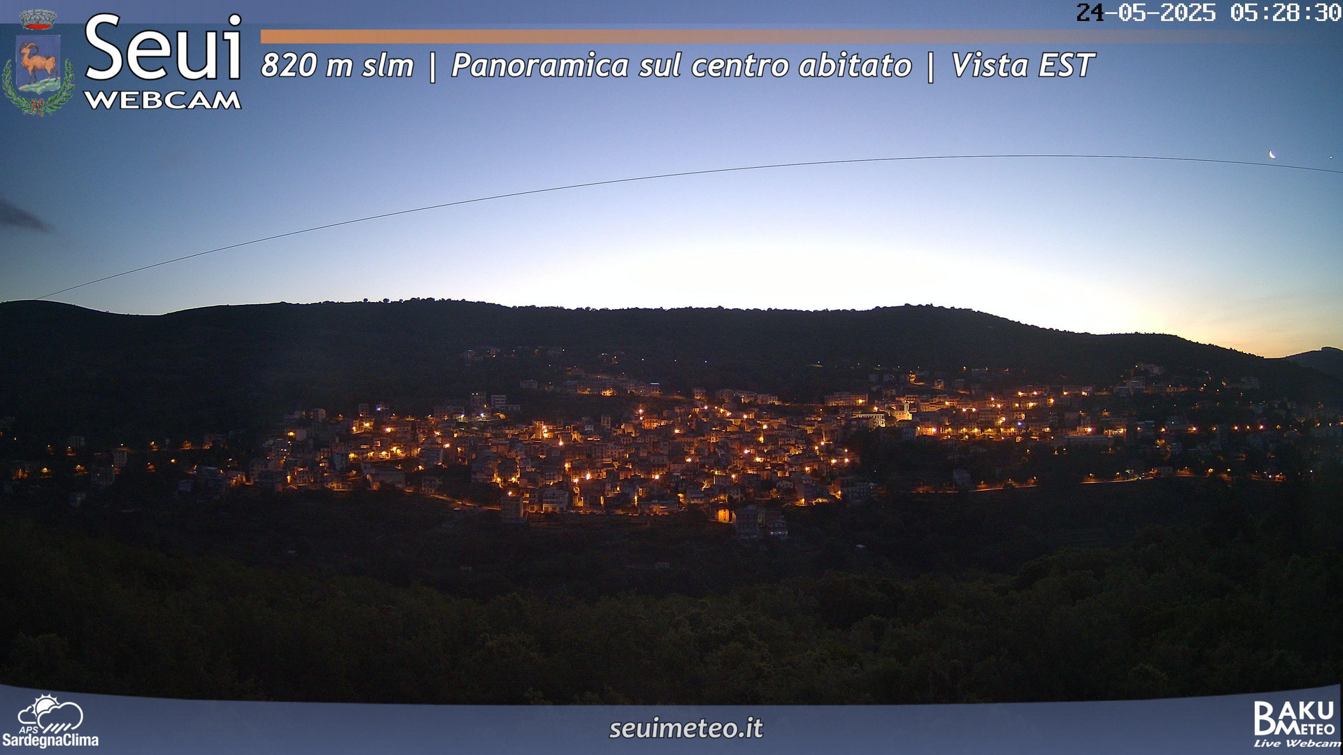 time-lapse frame, Seui Cuccaioni webcam