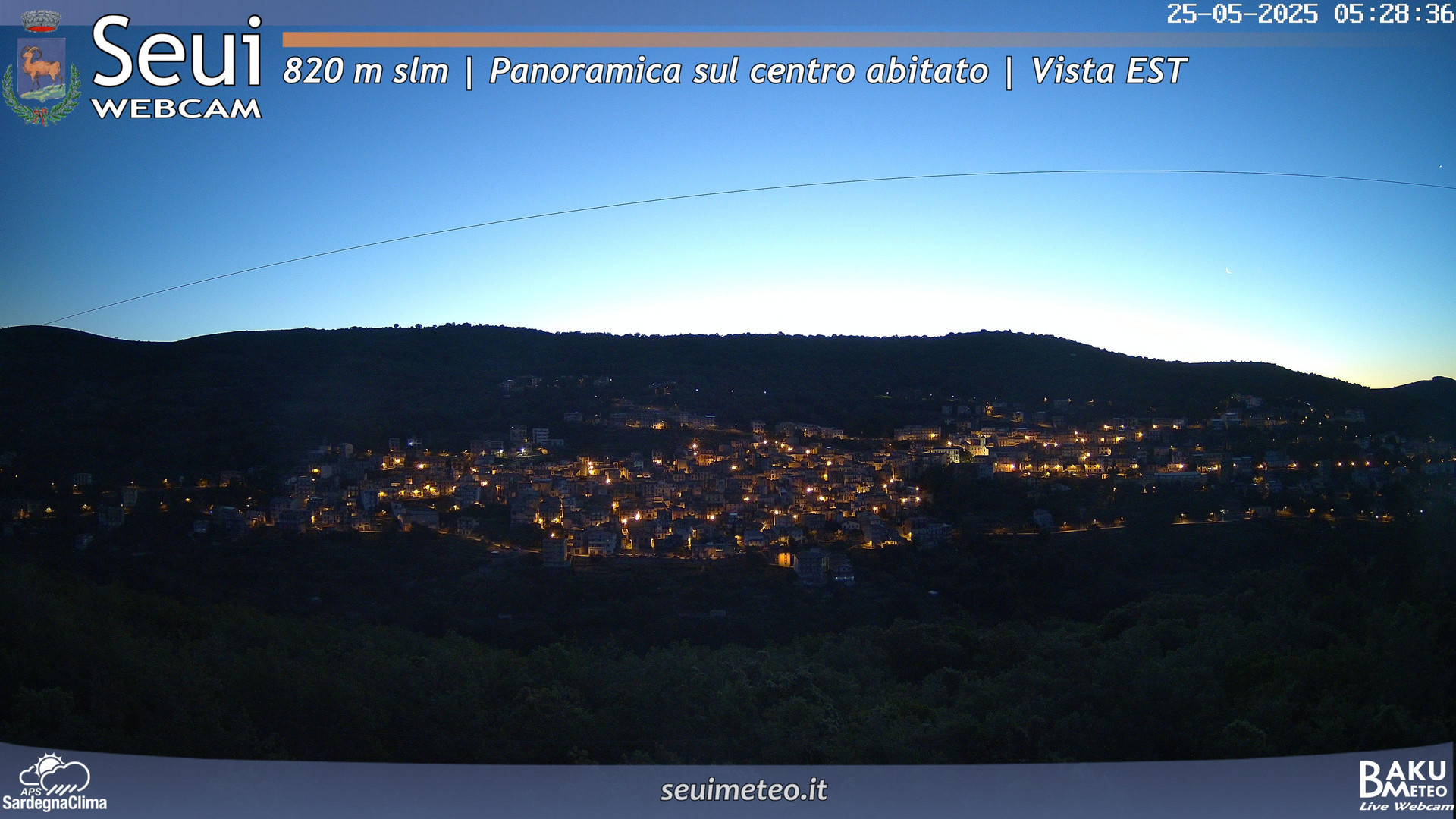 time-lapse frame, Seui Cuccaioni webcam
