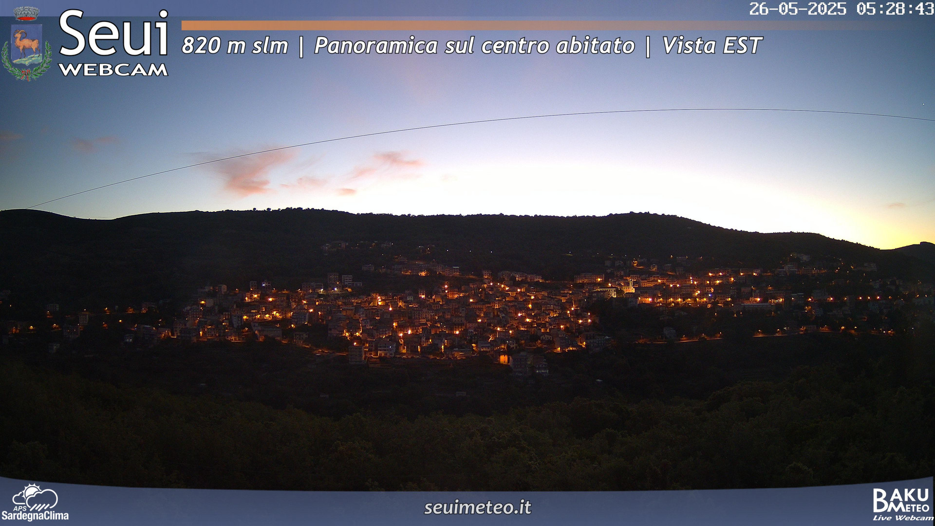 time-lapse frame, Seui Cuccaioni webcam