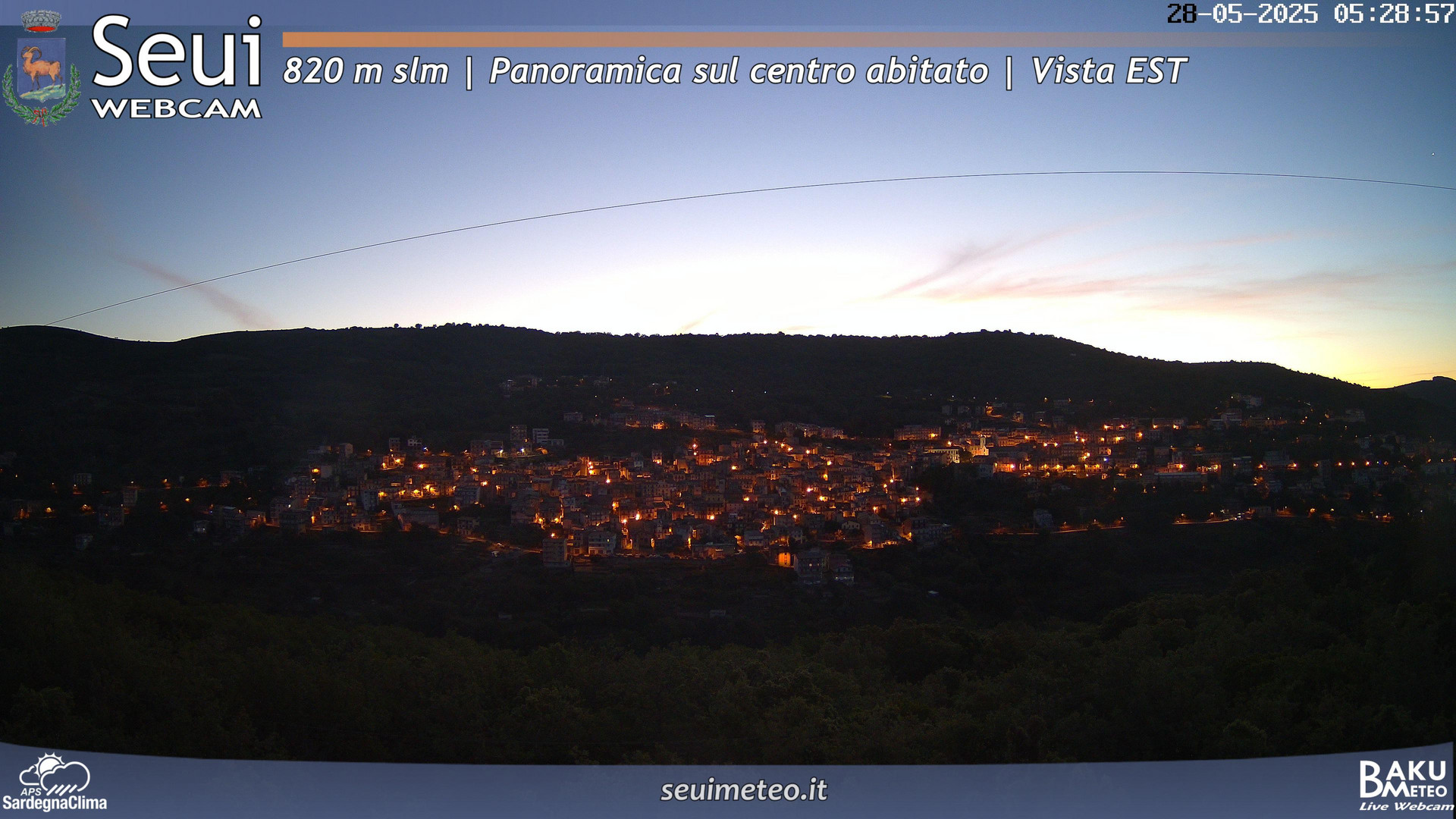 time-lapse frame, Seui Cuccaioni webcam