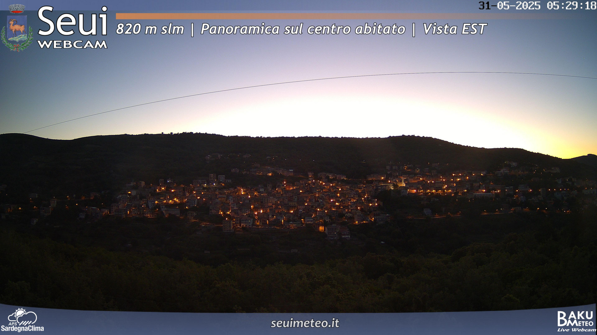 time-lapse frame, Seui Cuccaioni webcam