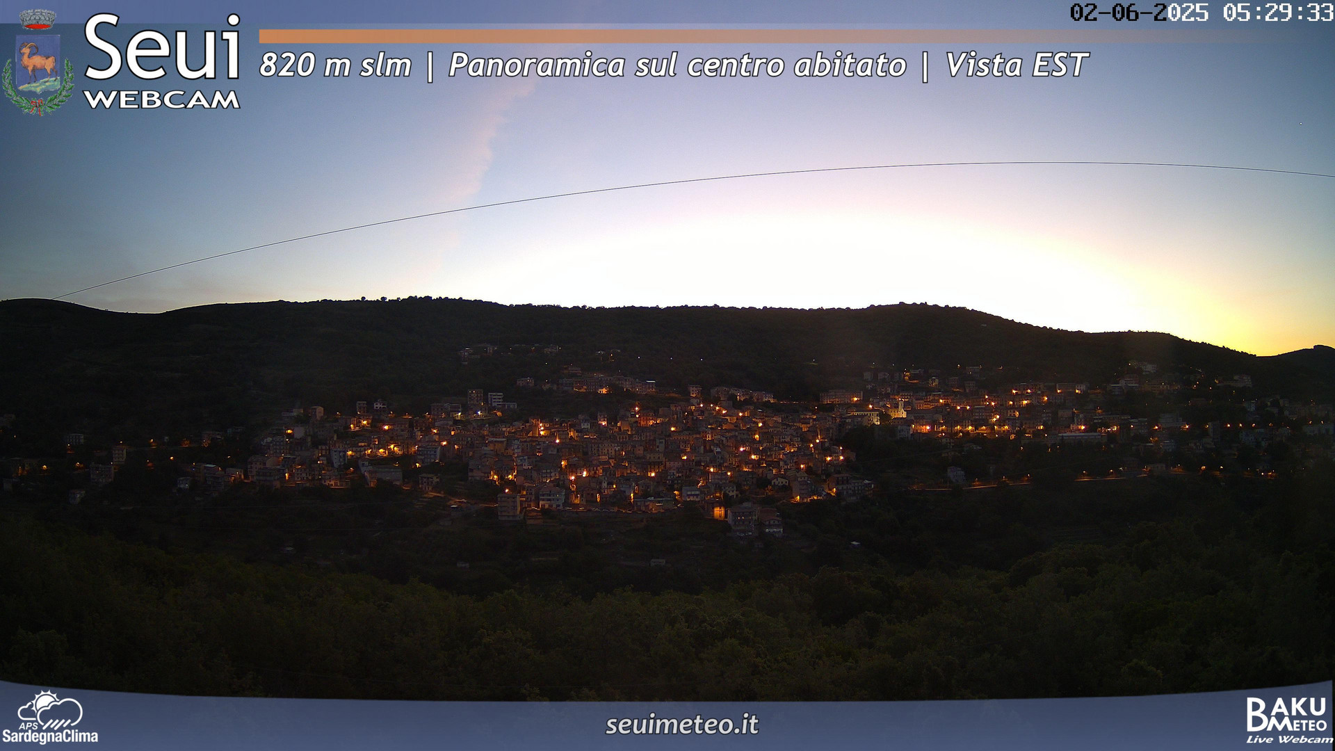 time-lapse frame, Seui Cuccaioni webcam