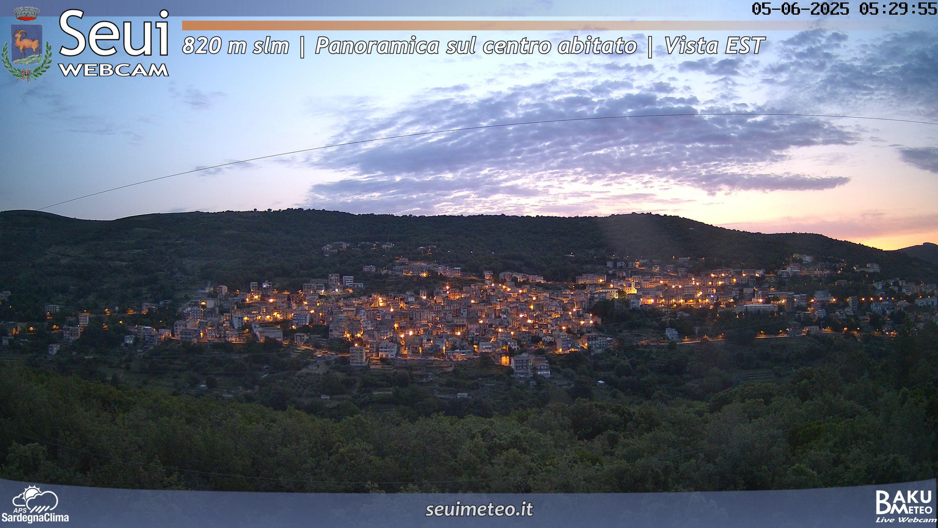 time-lapse frame, Seui Cuccaioni webcam