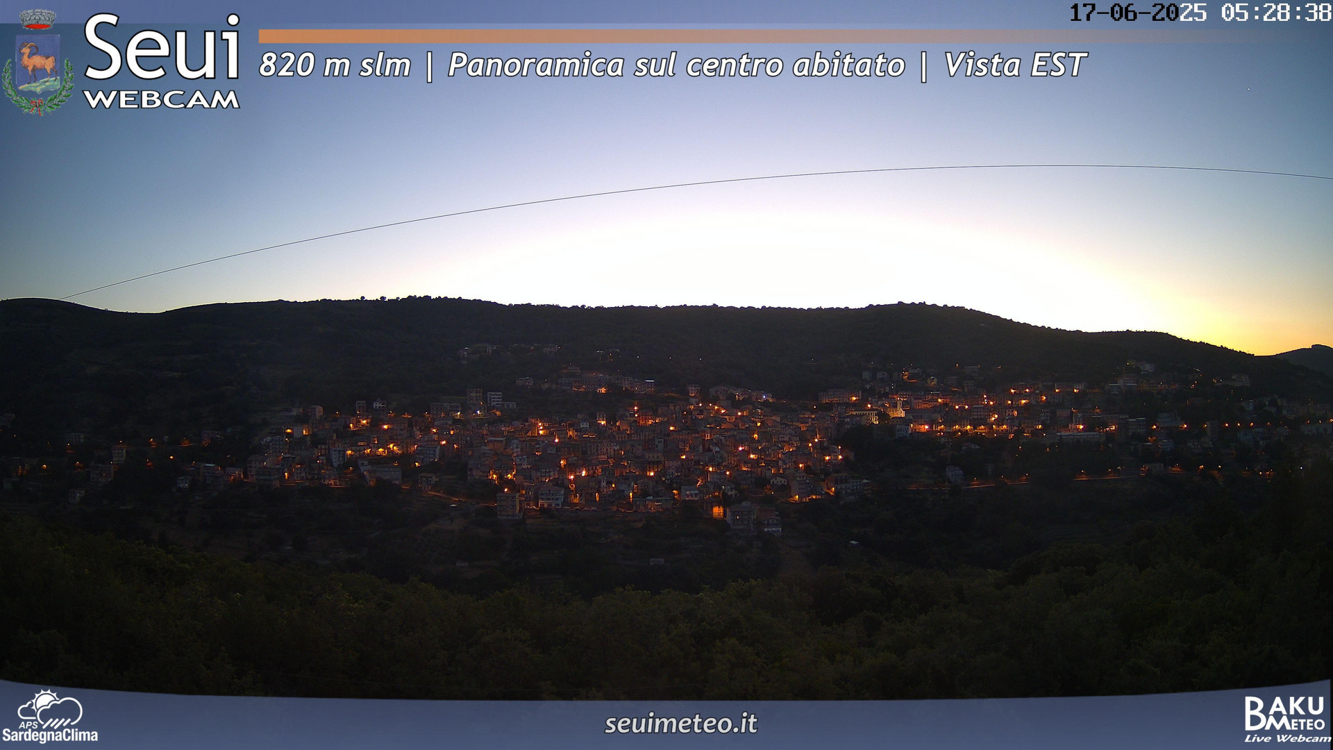 time-lapse frame, Seui Cuccaioni webcam